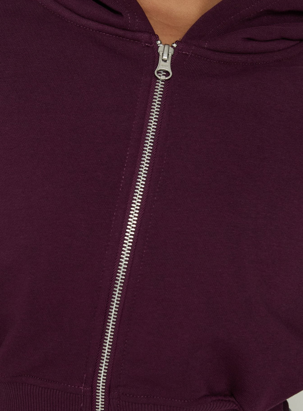 #NOVERA - Sudadera con Capucha Lanna Ciruela Polar con Cremallera -