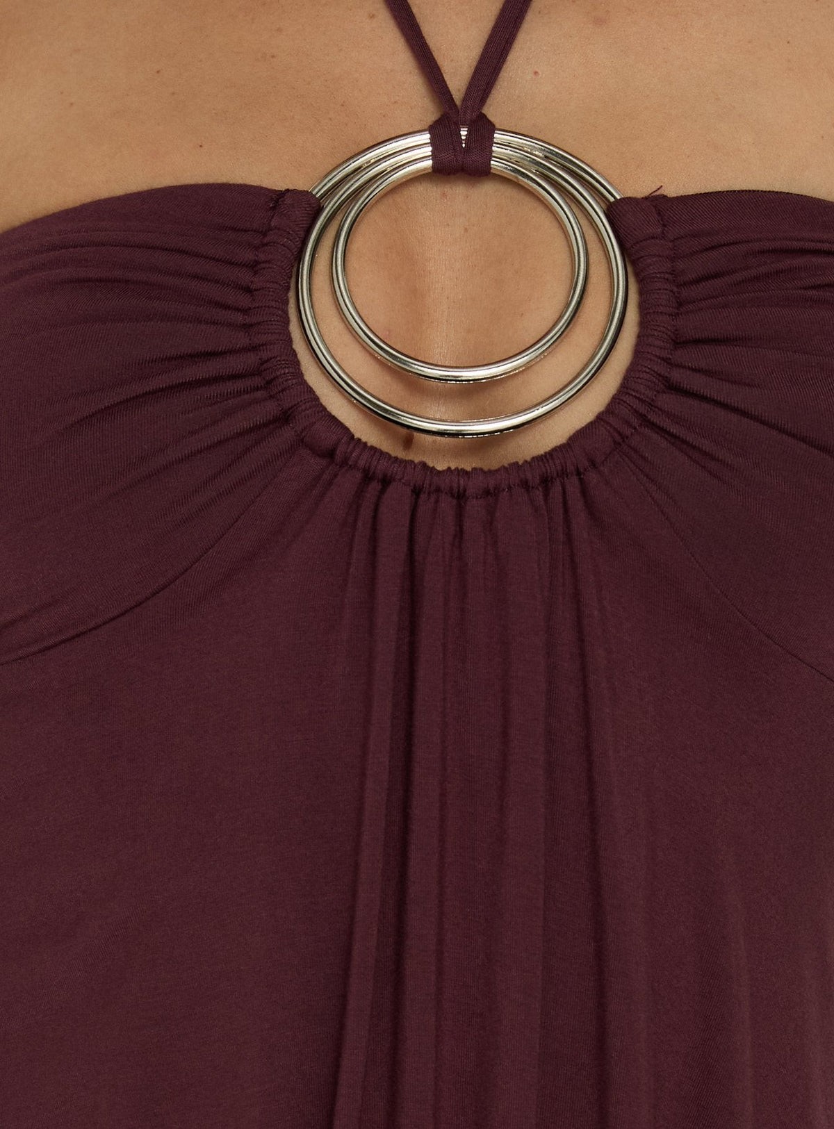 #NOVERA - Vestido Mini Córdoba Burdeos -