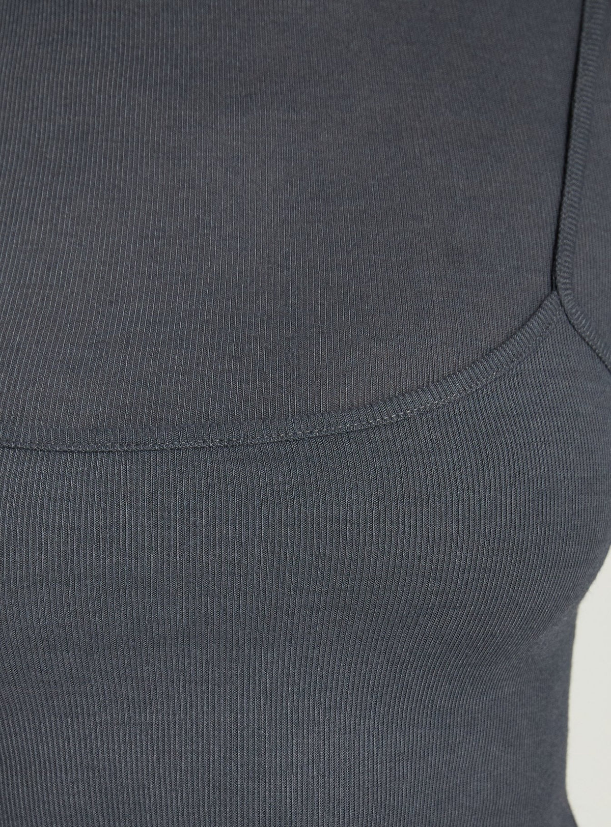 #NOVERA - Top Isibella Gris Antracita de Capas de Manga Larga -