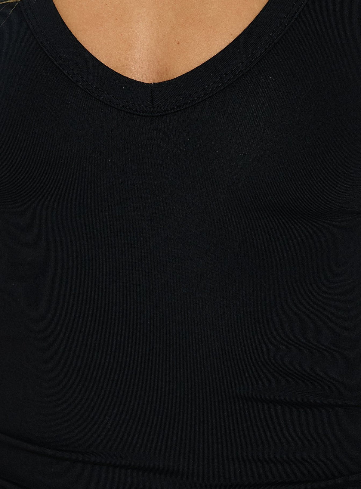 #NOVERA - Camiseta de Tirantes Define Negra de Tirante Ancho -