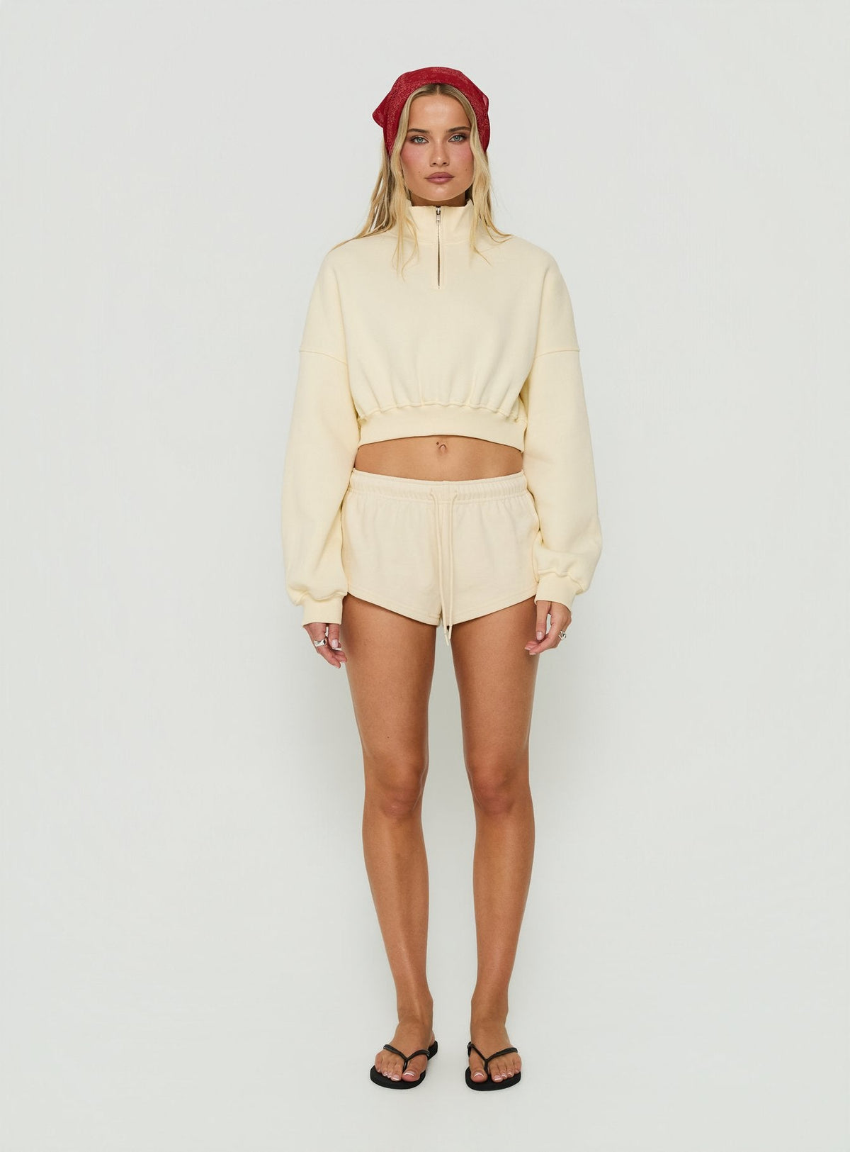 #NOVERA - Jersey Astridd Crema Tobillero Crop -