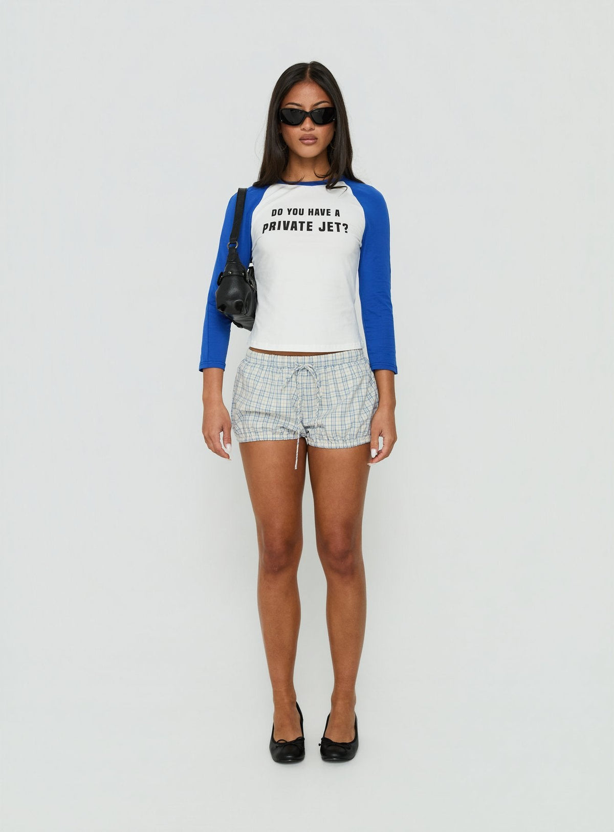 #NOVERA - Shorts Bosten Azul de Cuadros Micro -