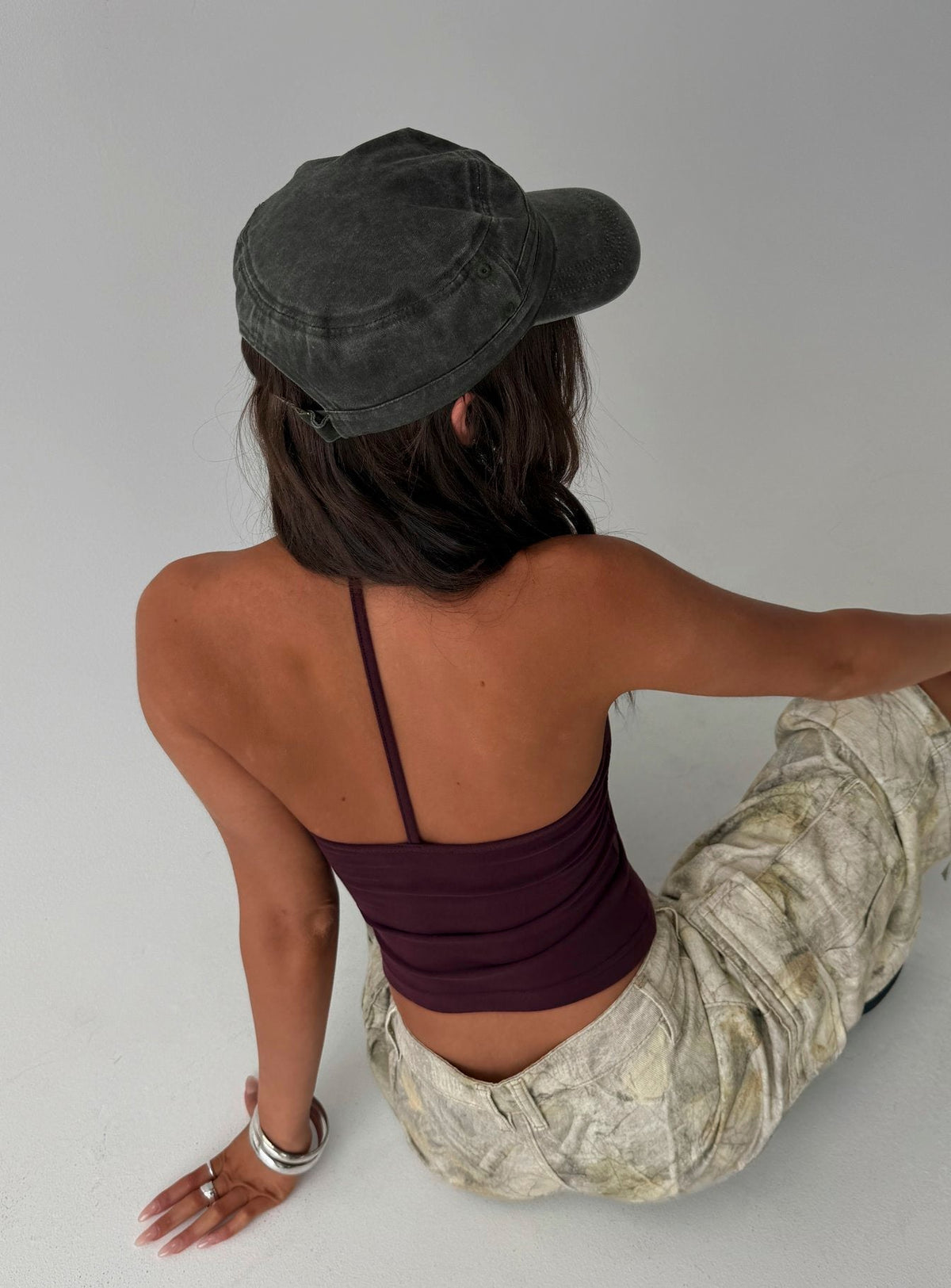 #NOVERA - Top Cecilly Ciruela Espalda Nadadora -
