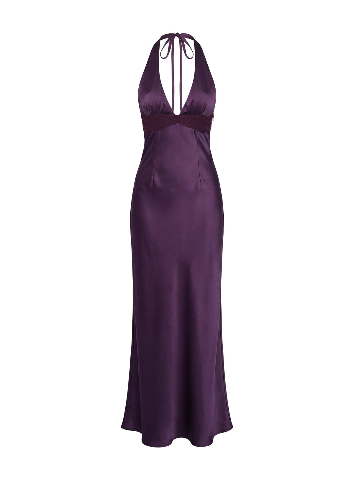#NOVERA - Vestido Largo Odyssa Morado Halter -