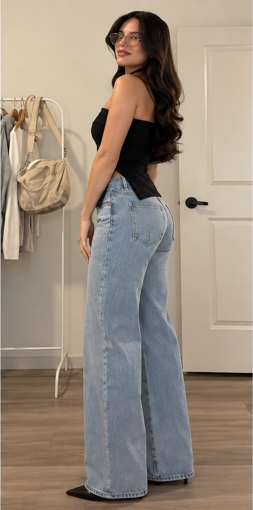 #NOVERA - JEAN SOFIA WIDE LEG -
