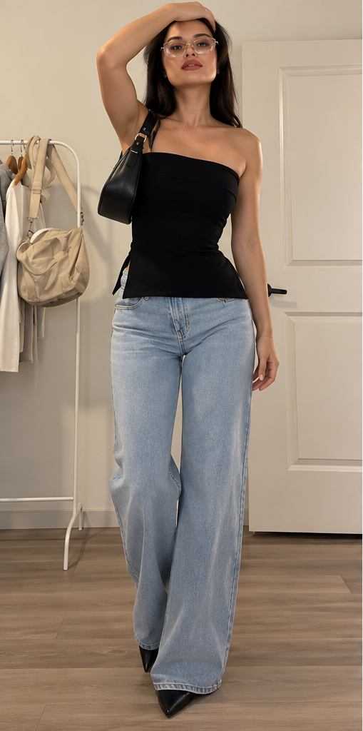 #NOVERA - JEAN SOFIA WIDE LEG -